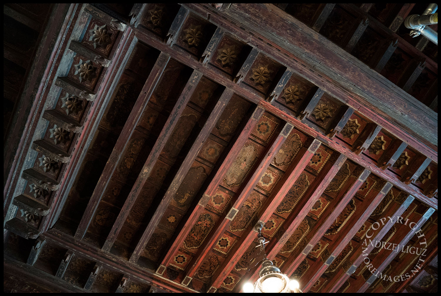 Ceiling detail, Hearst Castle, San Simeon, CA 2015-03-02